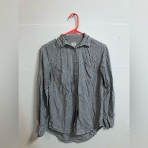 Women’s Striped Long Sleeve Dress Shirt